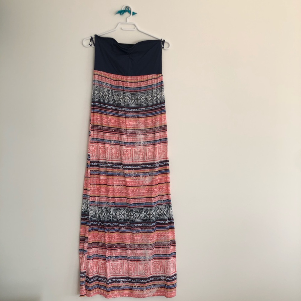 Roxy Strapless Maxi Dress, Size Large
